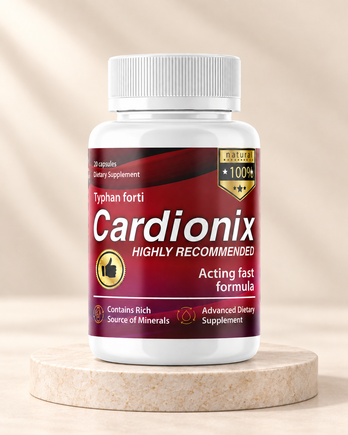 Cardionix product packaging